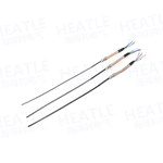 Straight hot runner heater