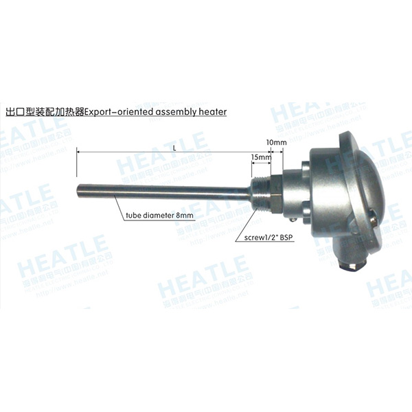 Outlet mounted thermocouple